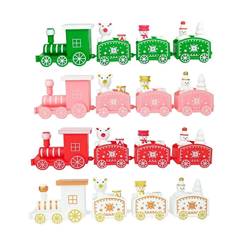 Ornament Crafts Christmas Train Ornament New Year Gift Christmas Decoration for Home Navidad Xmas Decor Merry Natal Noel