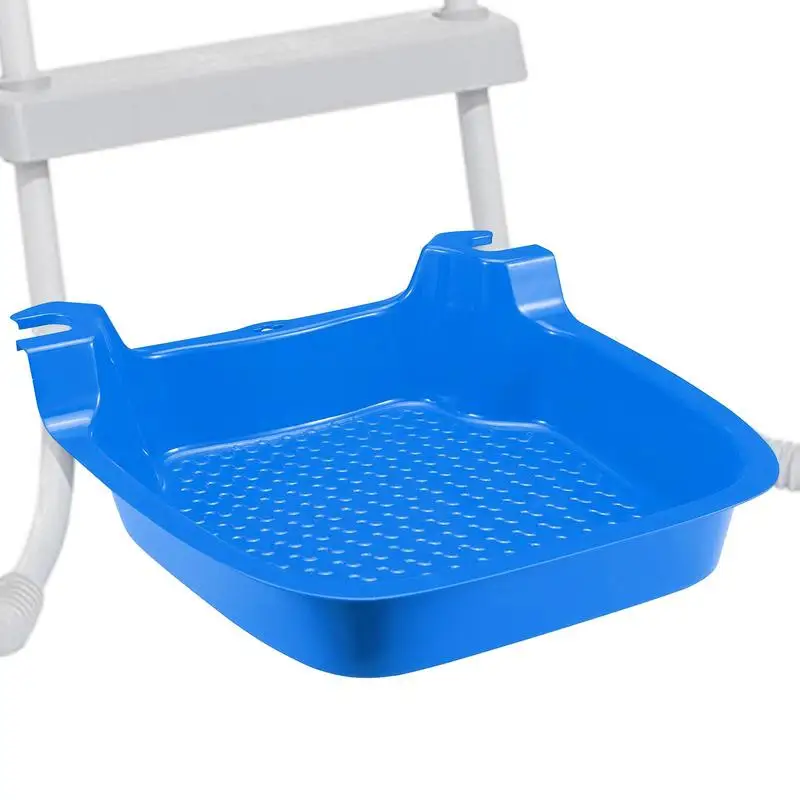 

Pool Foot Bath Anti-Skid Wash Basin Tub For Above Ground Pools 41*42*13cm Portable Multifunctional Foot Soaking Bath Tray For