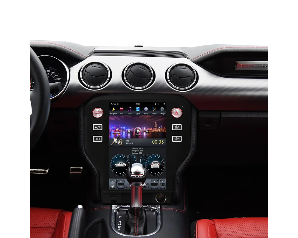 Android 11 Tesla Touch Screen For Ford Mustang 20152020 Car Radio