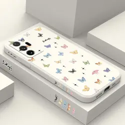 Bright Butterfly Silicone Phone Case Cover - Galaxy Note 8 (White)