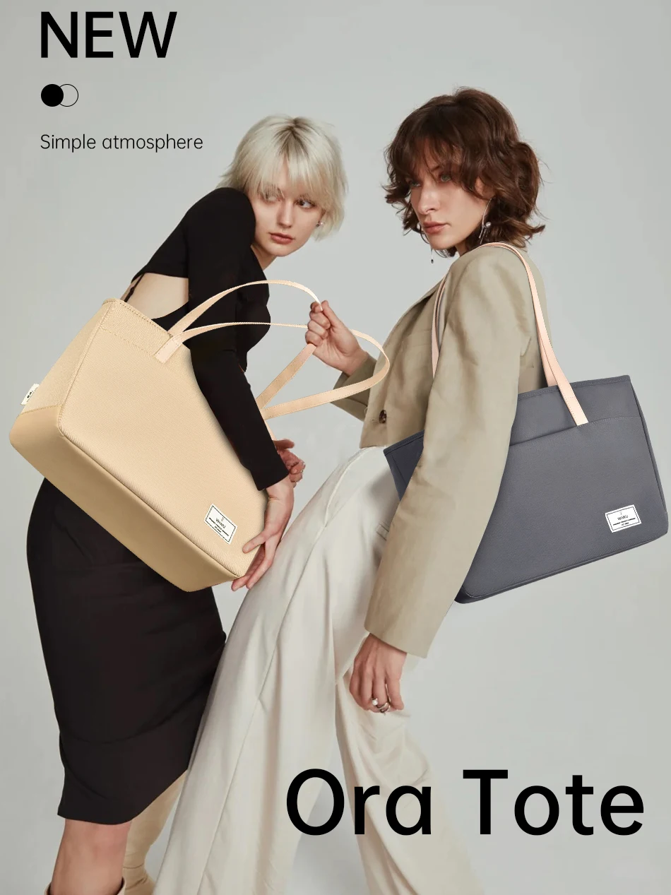 WiWU Laptop Tote Bag for MacBook Air 13.6 M2 Pro 14 Large Capacity Computer  Bag for MacBook Air 15.3 Waterproof Laptop Bag Women