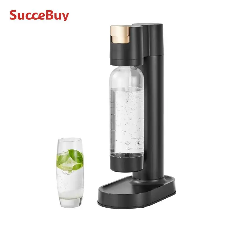 Sparkling Water Maker Soda Machine for Home Carbonating Seltzer with BPA free 1L PET Bottle
