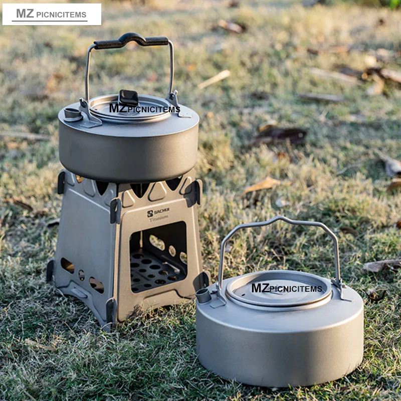 

Camping Supplies Cookware Accessories For Trekking Outdoor Survival Titanium Picnic Bbq Cooking Pots Tourism Hiking Equipment