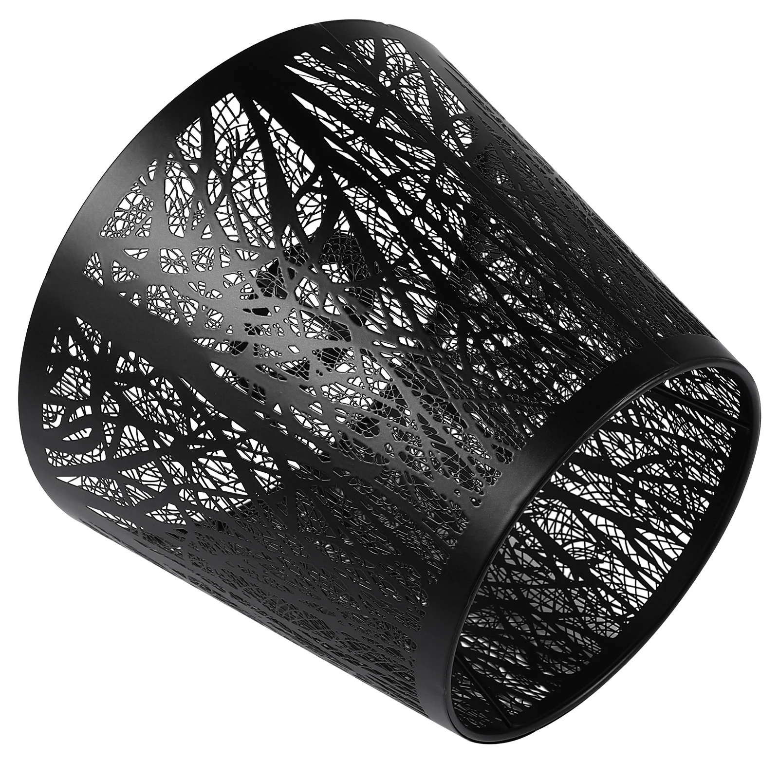 1pc Table Light Covers Iron Bedside Light Covers Tree Shadow Lamp Metal Light Covers Deocration