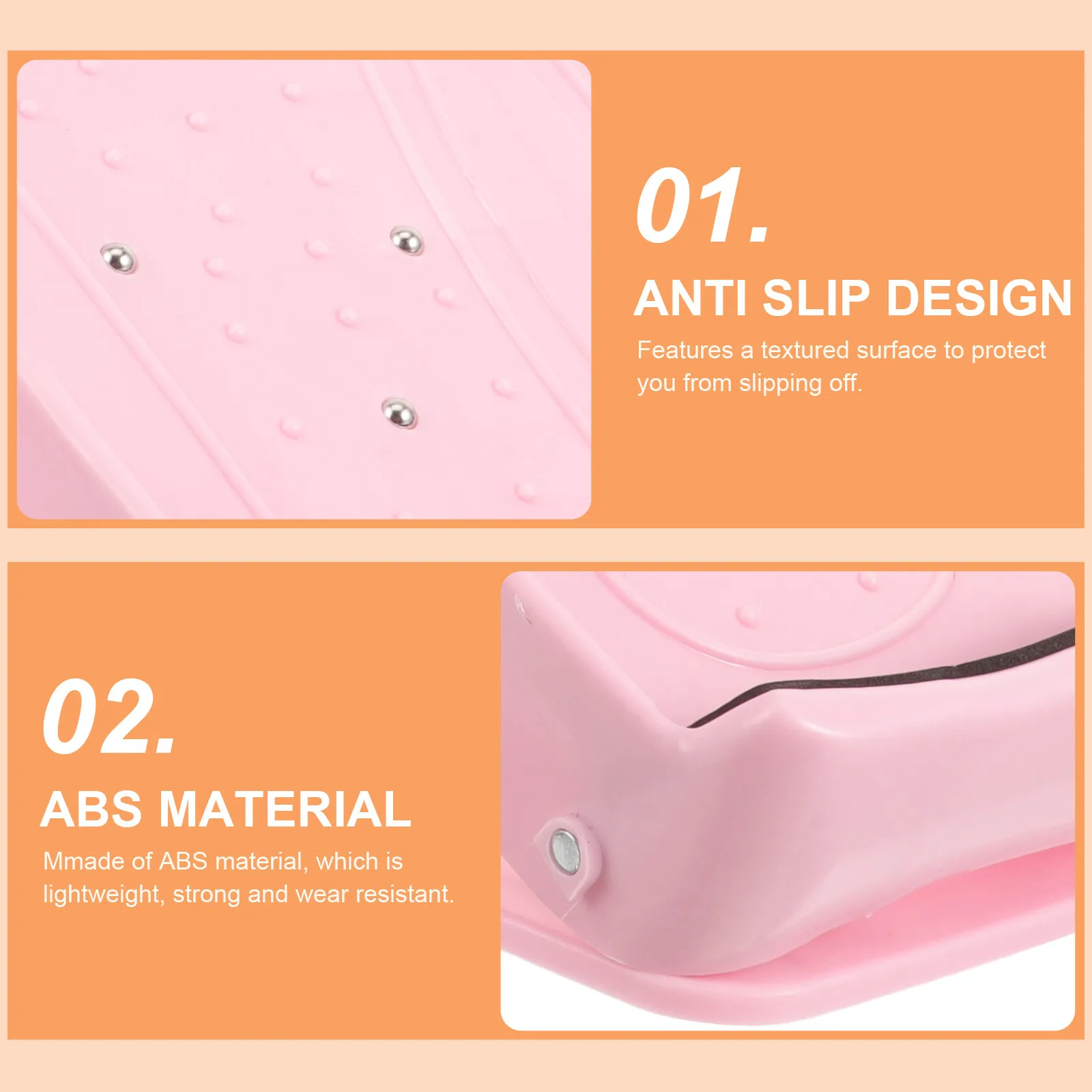 1Pcs 슬랜트 보드 ABS 접이식 10단계 휴대용 경사 보드 발목 종아리 스트레칭 레그 운동 도구 피트니스 운동 기구