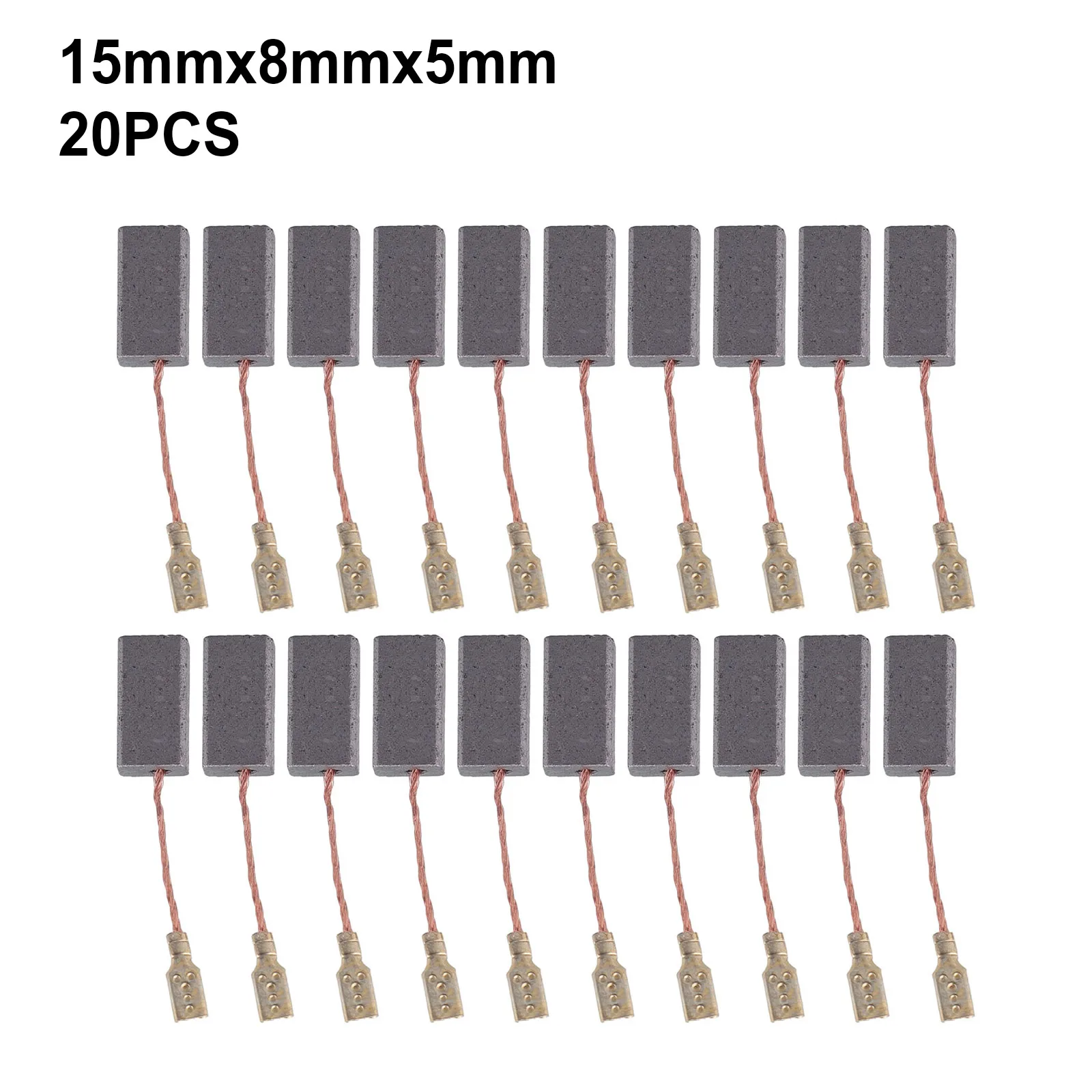 

20 шт., карбоновая щетка, 15X8X5 мм