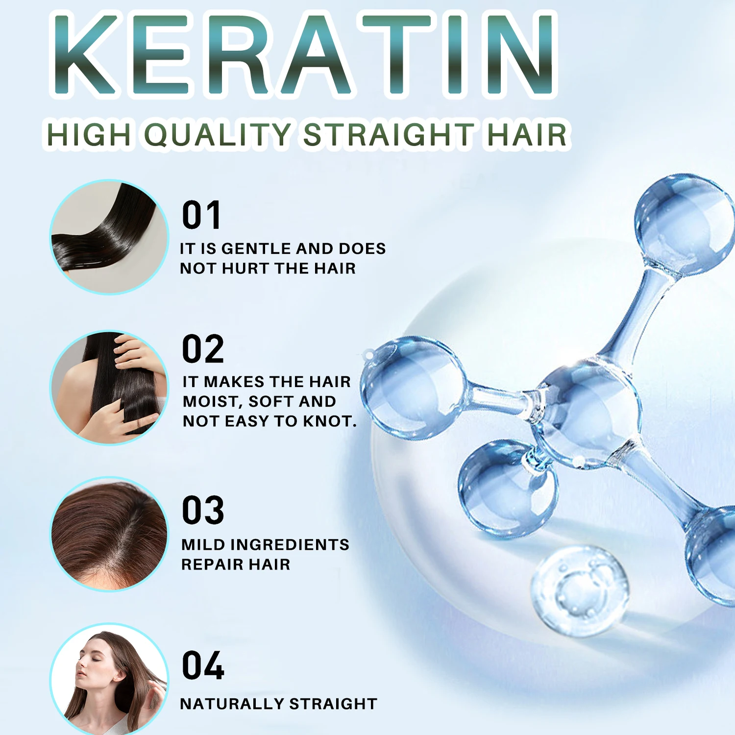 Keratin Hair Cream For Smoothing Hair Professional Keratin For Permanent Straightening Professional Care