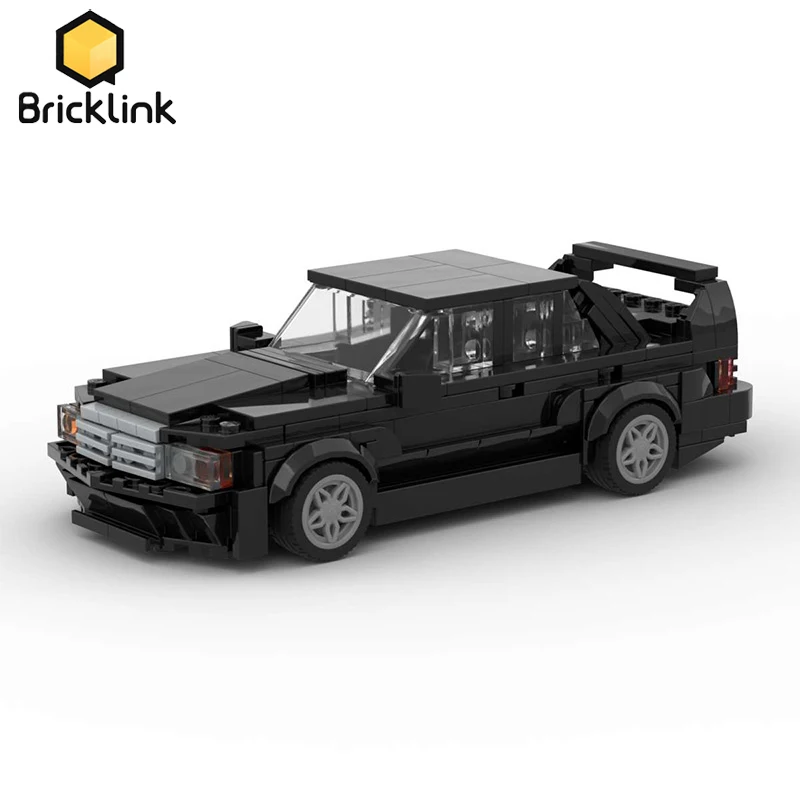 Bricklink Mercedes E190 EVO II City Техническая модель автомобиля Строительные блоки Самоблокирующиеся кирпичи Пластиковый ма...