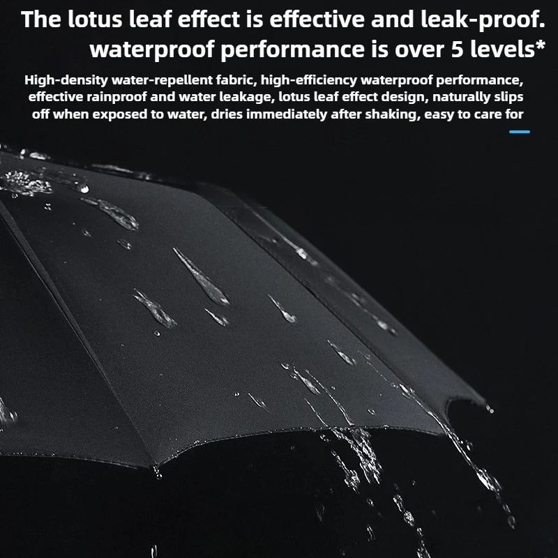 Portable 10 Bone Ribs Fully Auto Control Folding UV Protection Compact Travel Wind & Rain Resistance Large Size Rain Umbrellas