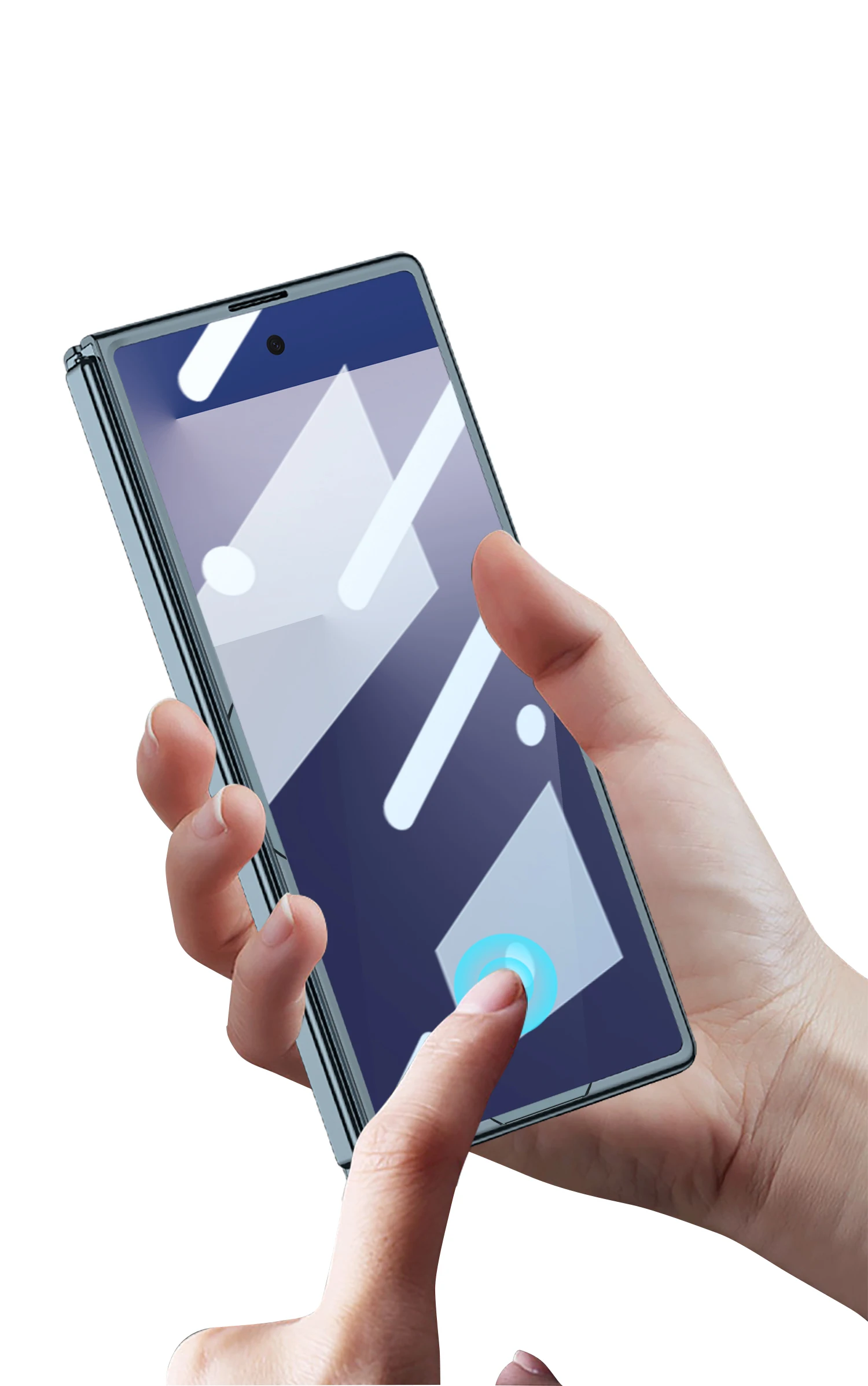 Luxury Plating Clear Case For Samsung Galaxy Z Fold 7 6 Front Screen Glass Prote