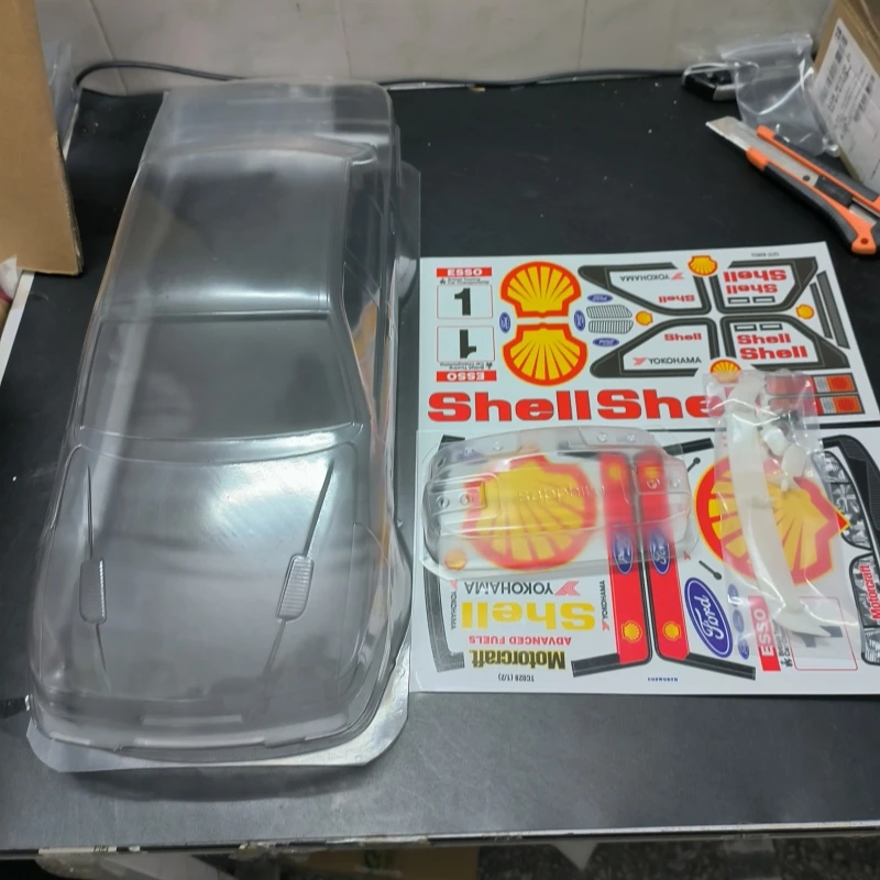 1/10 Ford Sapphire Clear Body Shell, Tamiya Tt02, 257Mm Rc Drift Body, 190Mm Car Shell, Tamiya Tt02 Chassis, Tamiya Tt02 Drift