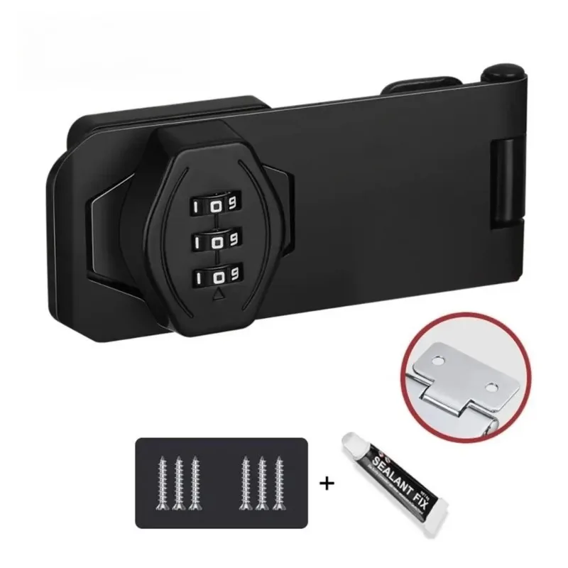 3 Digit Household Security Cabinet Password Locks Keyless Drawer Combination Coded Door Cabinet Home Hardware Zinc Alloy