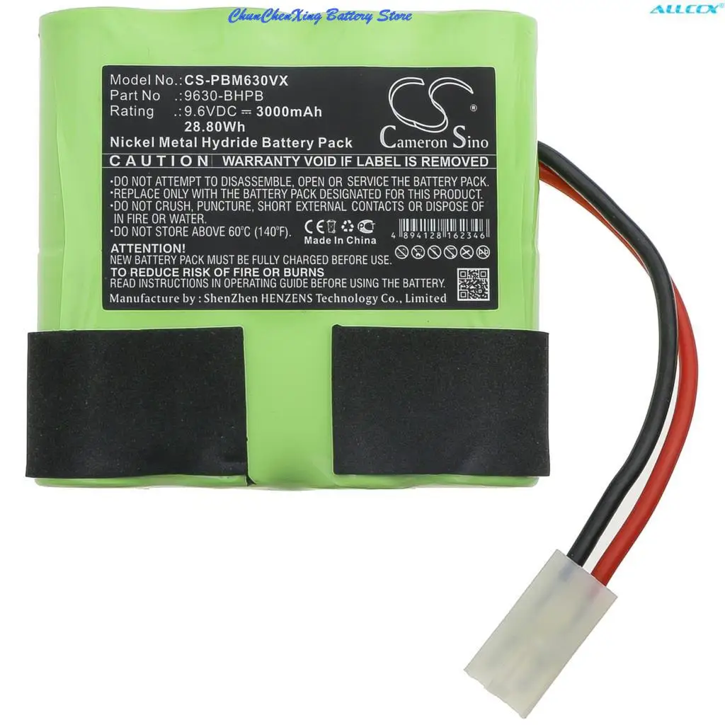 Batteria A Vuoto Cameron Sino 3000Mah 9630-Bhpb Per Piscina Water Tech Blaster Max Cg