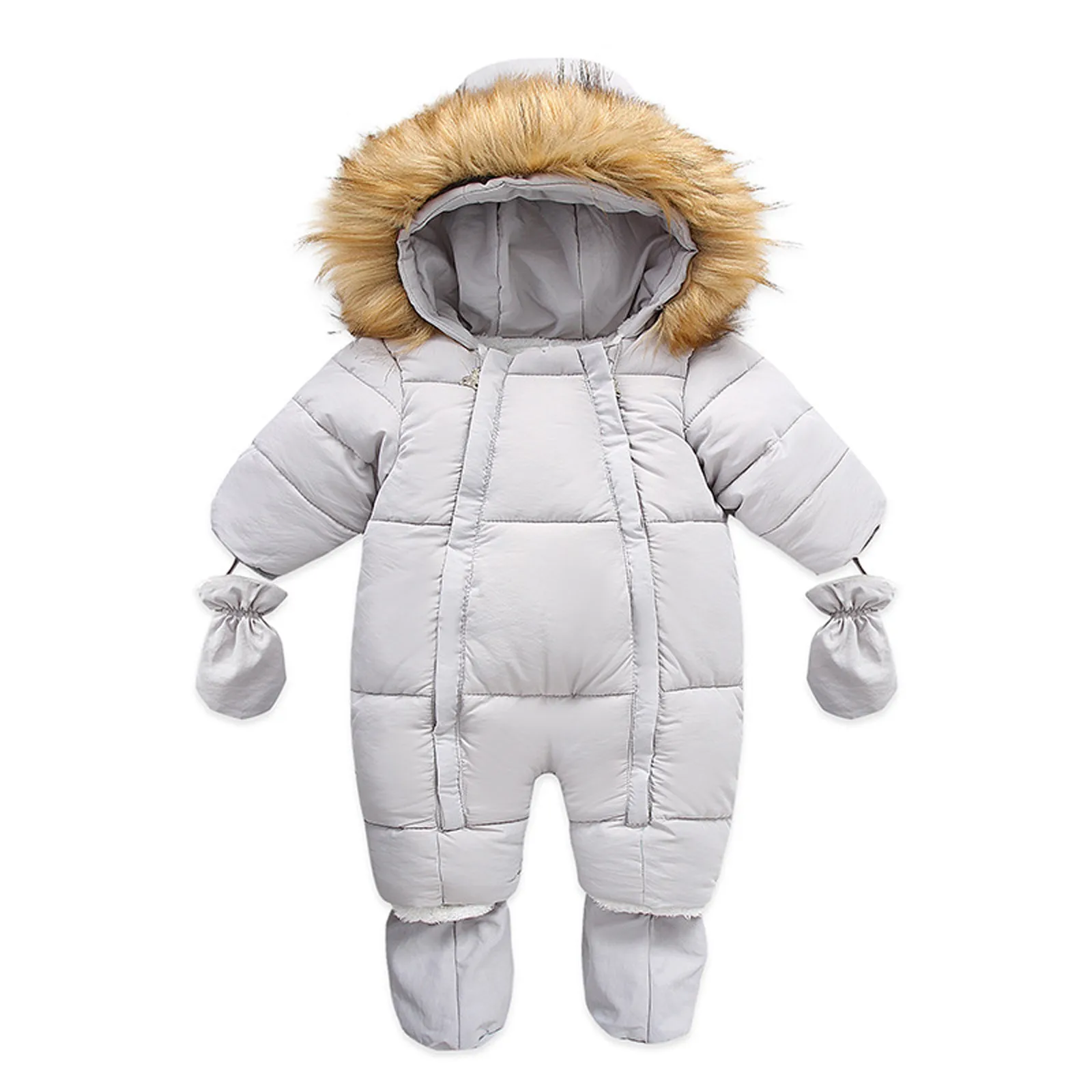 Snowsuit Clothes Snow Baby Boys Outwear Infant Girls Hooded Jacket Wear Snow Pant Kids Toddler Snowmobile 10/12 Boys Clothes