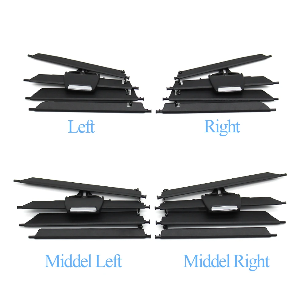 BMW X1 X2 2 시리즈 F48 F49 F39 F45 F46용 LHD RHD 자동차 좌우 중앙 에어컨 AC 벤트 그릴 블레이드 슬라이더 수리 키트