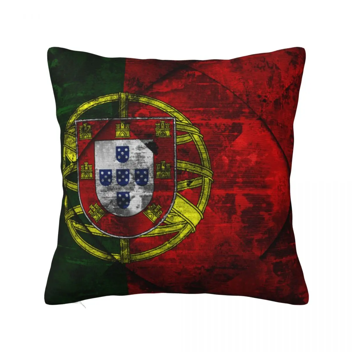 

The Portugal Flag Pillowcase Soft Polyester Cushion Cover Decorations Designer Country Flag Pillow Case Cover Home Square 45cm