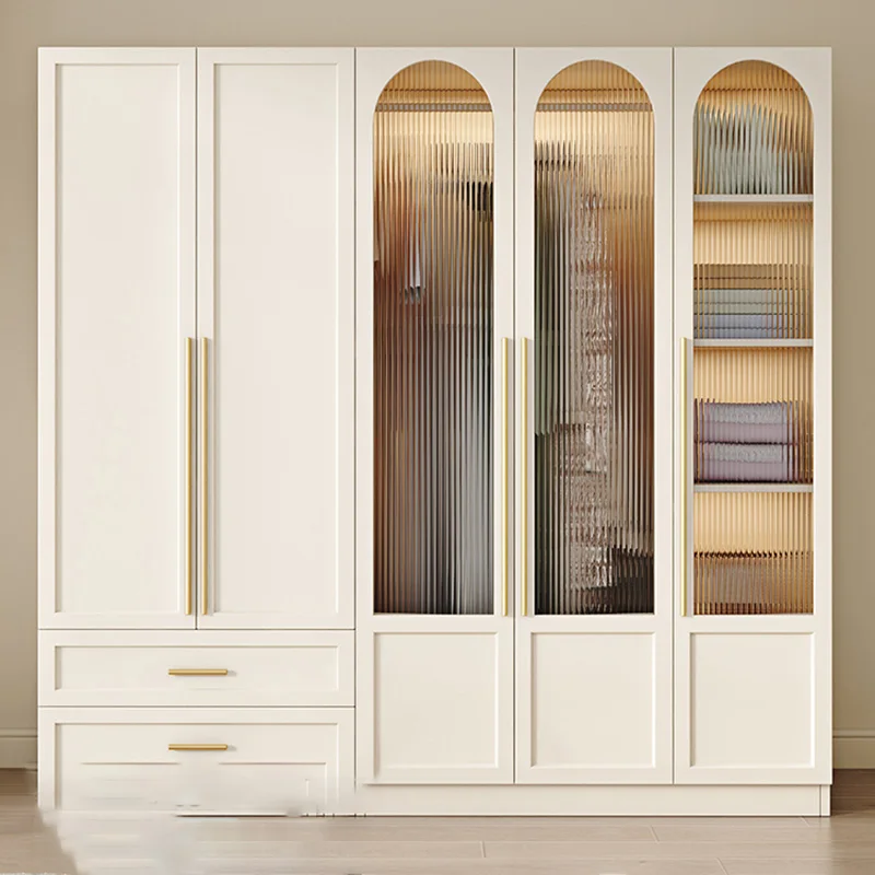 

Organizer Apartment Wardrobes Storage Simple Clothing Modern Rack Display Cabinets White Nordic Guarda Roupa Furniture Bedroom