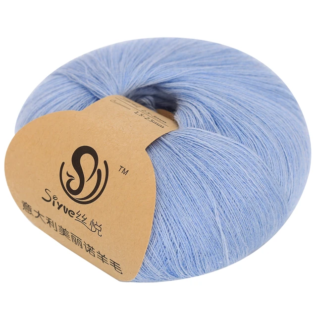 Buy Merino Wool Yarn - 100% Merino Wool Yarn Knitting Fine Soft Diy Hand  Knitted - Aliexpress