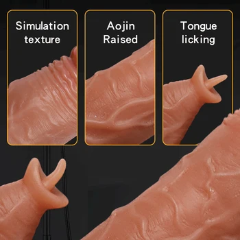Wireless Realistic Dildos Heating Telescopic Vibrator Dildos Tongue Licking Clitoris Lick Stimulation Dildo Sex Toys for Women 2