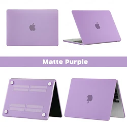 Sleek and Durable Laptop Case - Premium Protection for Air 13 M2 M3 M4 M5 (Matte Purple)