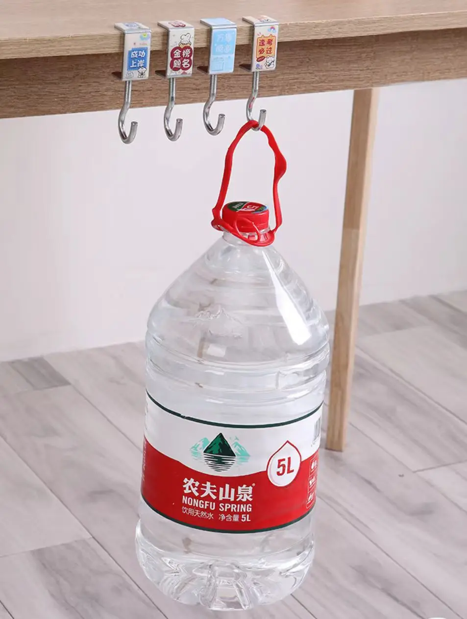 High-quality appearance desktop hook without holes or stickers, adjustable for moving, dormitory backpack storage
