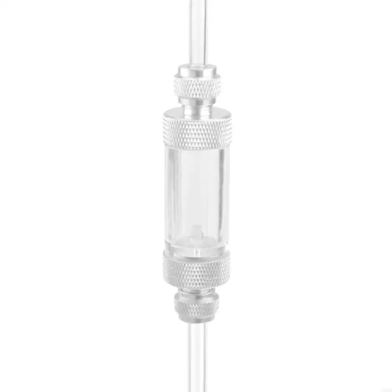 J6BA Aquarium CO2 Bubble Counter Aquarium System Diffuser Regulator Reactor Aluminum Alloy Check Valve-Regulator