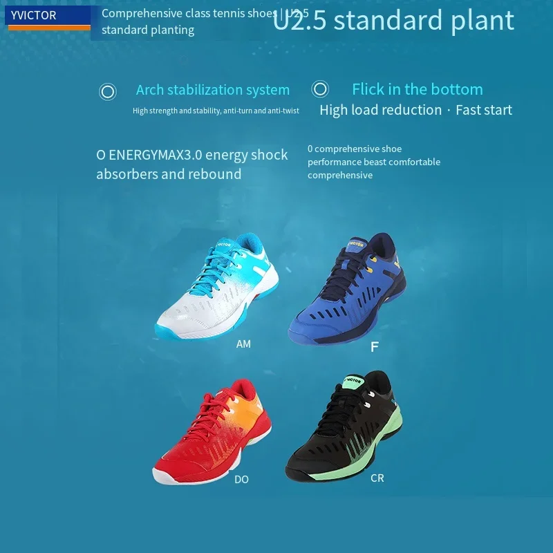 new Victor Badminton Shoes For Men women Breathable High Elastic Non-slip Sports Sneakers tennis A670