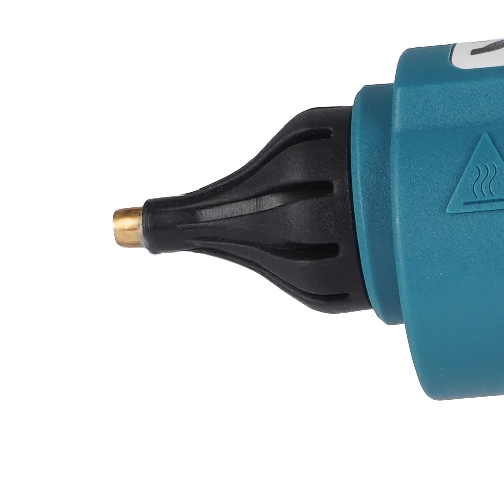 100W 전기 핫멜트 글루건 마끼다용 18V 배터리 무선 핫멜트 글루건 11mm 글루 스틱 포함 가정 DIY 수리 도구