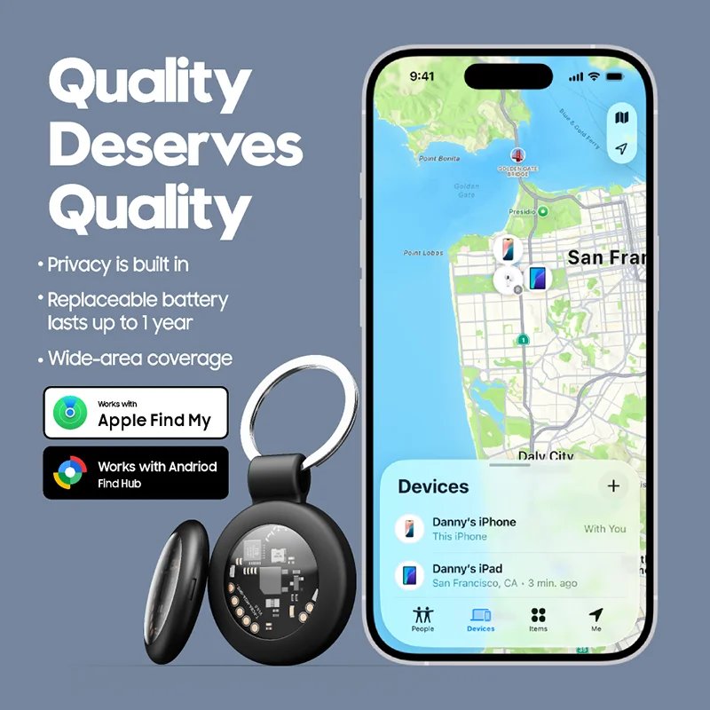 Universal Smart Location Tracker & Anti-Lost Key Finder