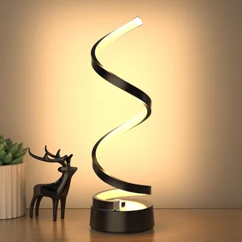 Modern Spiral LED Table Lamp 1