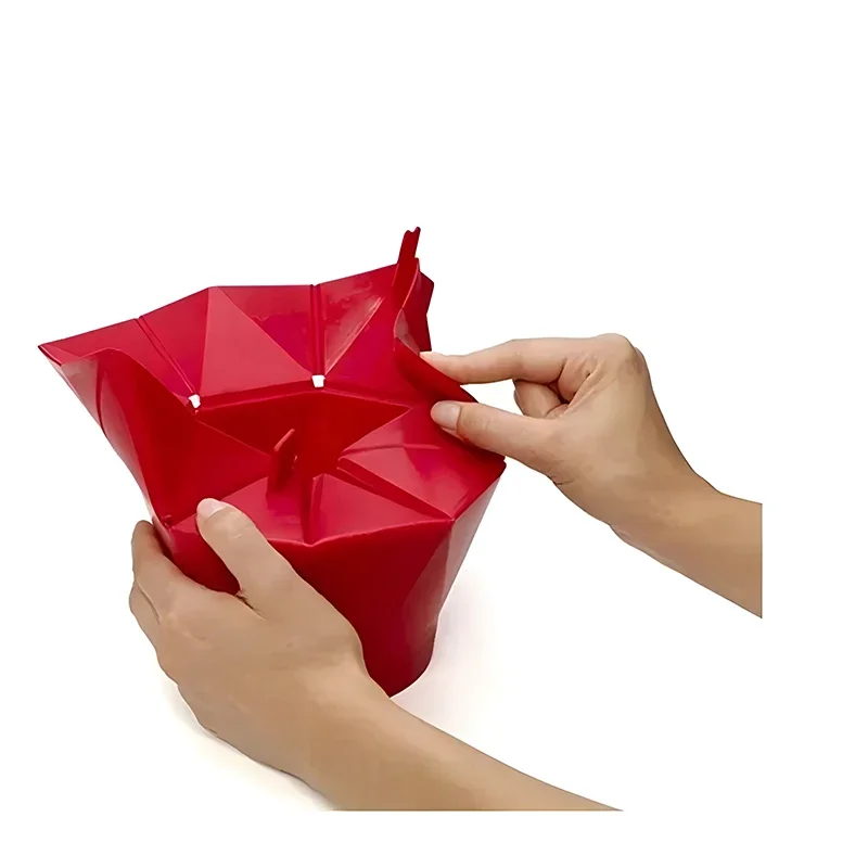 Foldable Silicone Popcorn Bowl 4