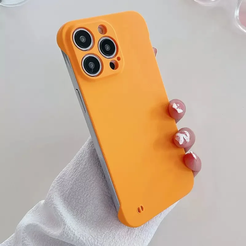 iPhone 16 Pro Max 13 12 Mini 14 11 15 Pro Max XS XR 15 16 Plus 다채로운 매트 하드 폰 커버 용 울트라 슬림 PC 프레임리스 케이스