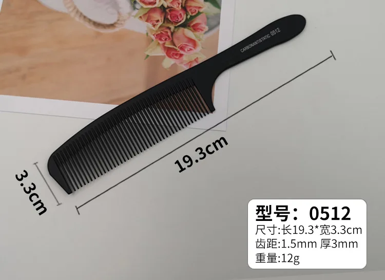 Peines de peluquería antiestáticos, cepillos para cabello liso, peine para cola de caballo para niñas, herramienta profesional para el cuidado del cabello en el salón