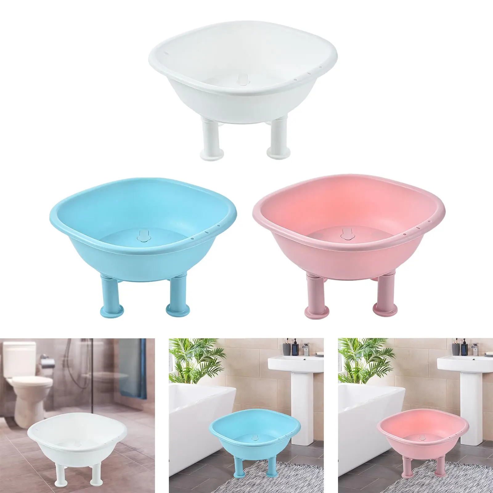 Sitz Bath Tub Portable Avoid Squatting with Hanging Hooks Steam Seat Ergonomic 3
