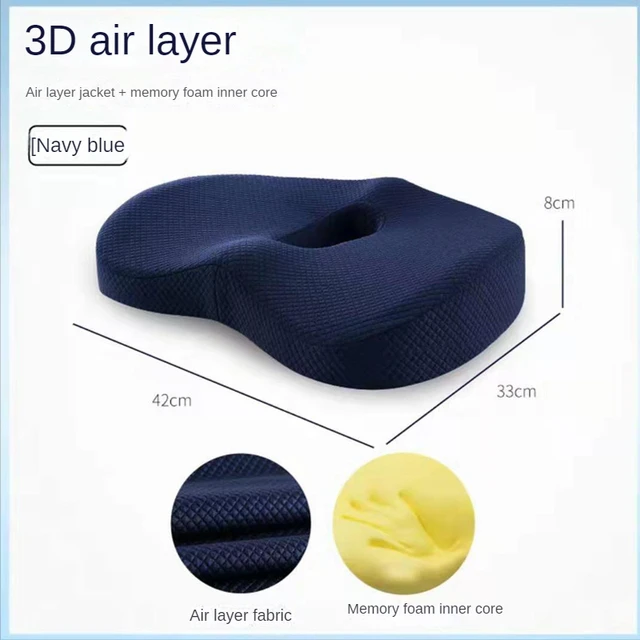 Irodai Ülés Párna Dekompresszió Fenék Csúszásgátló Anti-Hemorrhoid Ortopéd Memória Hab Ergonómikus Autó Ülések - Image 4