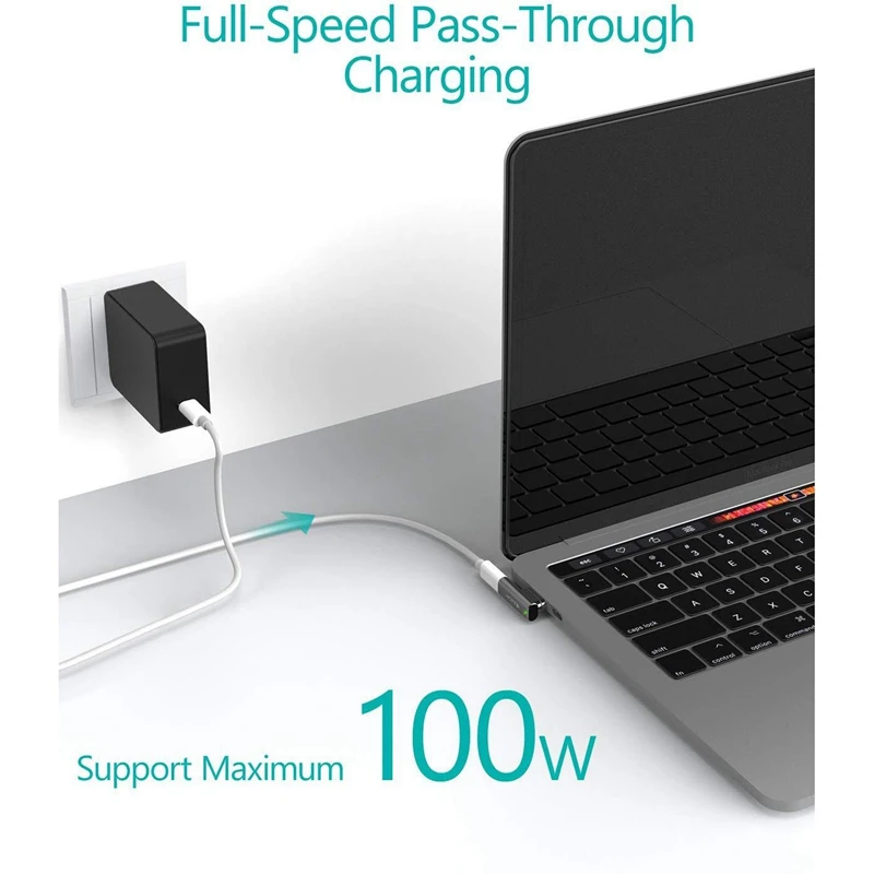 (NEW) 20Pins Magnetic USB C Adapter Type C Connector USB PD 100W Quick Charge 10Gbp/S Data For Type Device