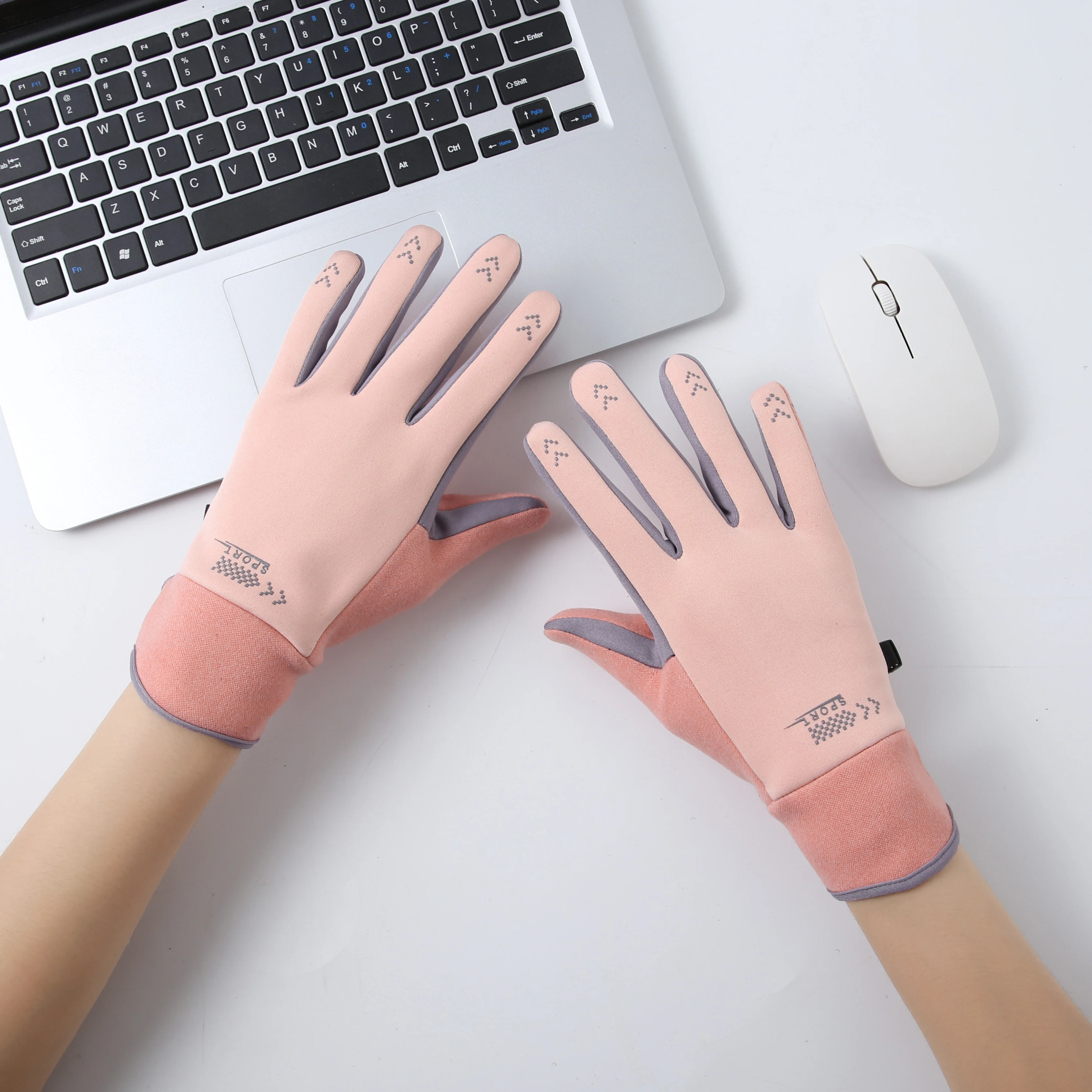 

Winter Thermal Cycling Gloves Touchscreen Cold Non-slip Waterproof Ski Driving Motorcycle Bicycle Outdoor Warm Gloves Women Men