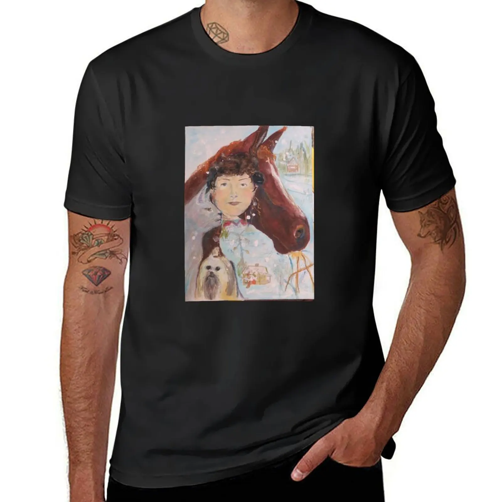 

Winter Goddess of Magical Creatures T-Shirt sports fans Aesthetic clothing tshirts for men