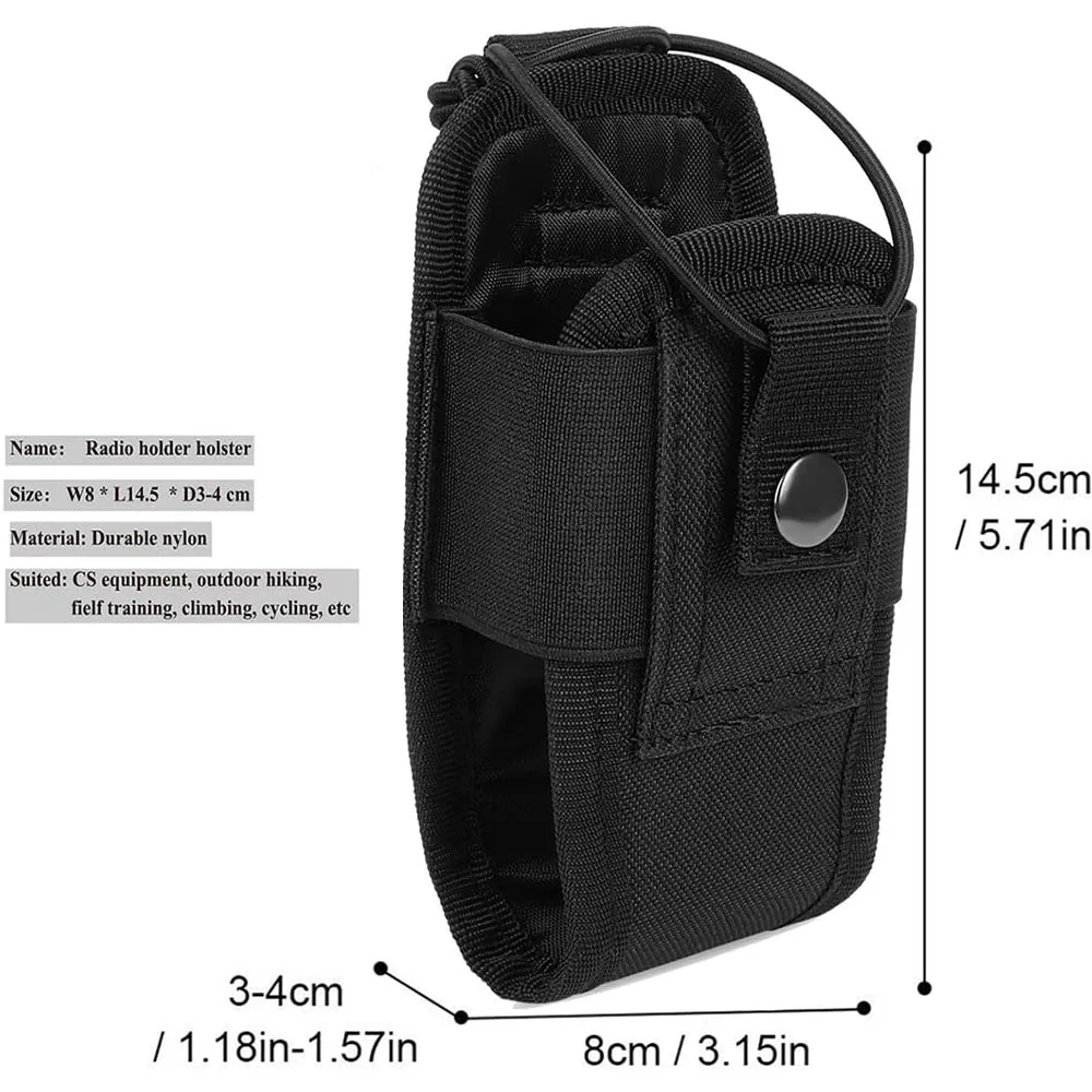 Tactical Radio Holster: Heavy-Duty Universal Pouch