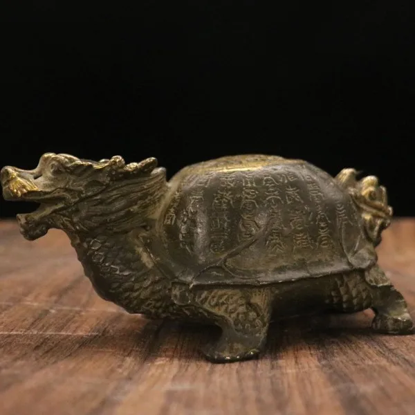 

Bronze, tortoise, copper handicrafts, brass, gilt longevity, dragon tortoise ornaments