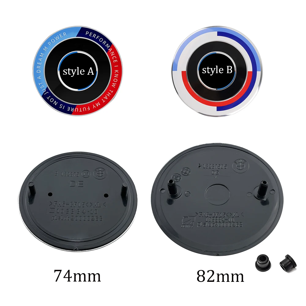 10pcs 82mm 74mm 45mm Car Emblem Badge Hood Front Rear Trunk Logo For BMW E46 E39 E38 E90 E60 Z3 Z4 X3 X5 X6 Accessories |