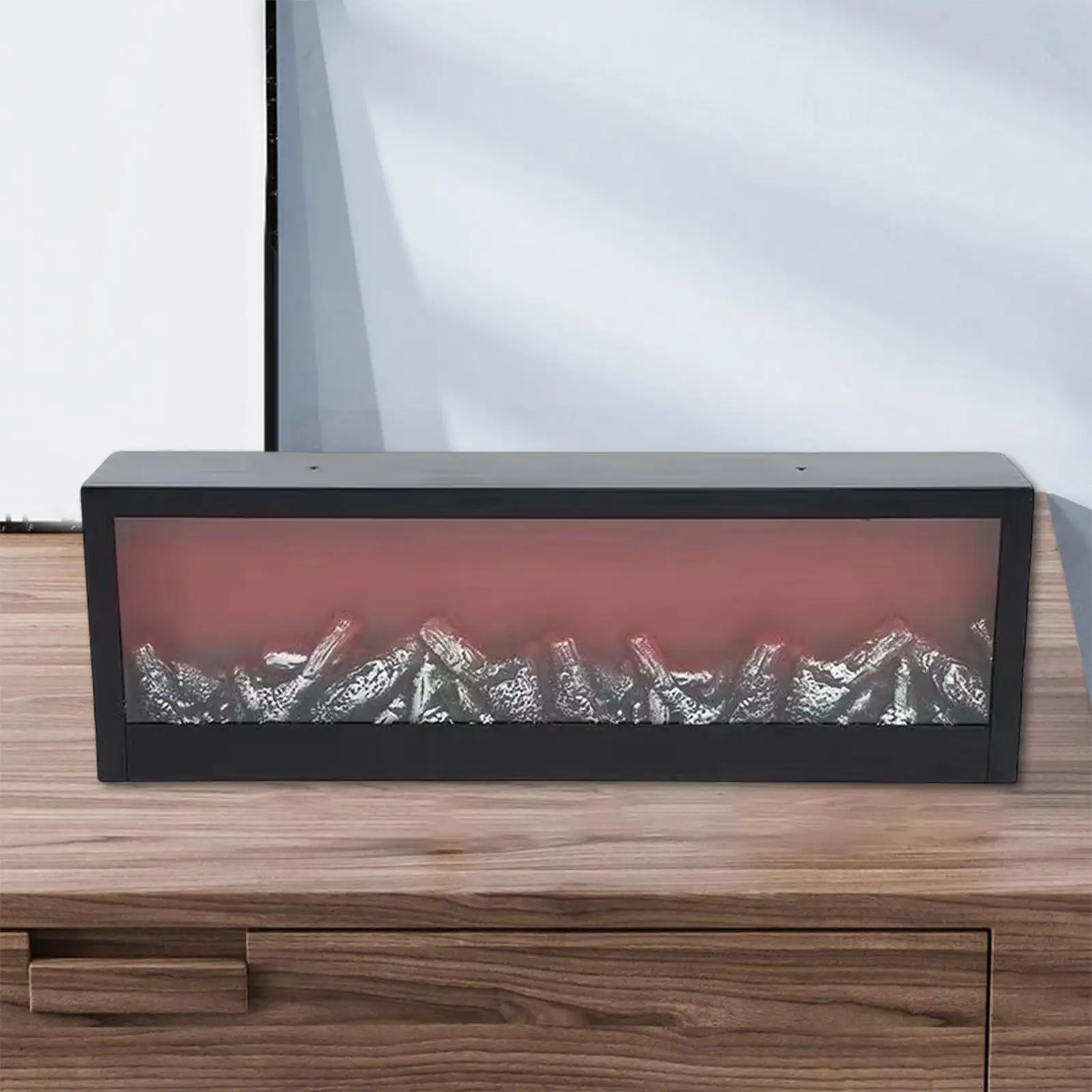 LED Decorative Ornaments Portable Retro Simulated Fireplace Lantern Fire Place