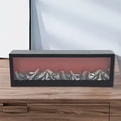 LED Decorative Ornaments Portable Retro Simulated Fireplace Lantern Fire Place