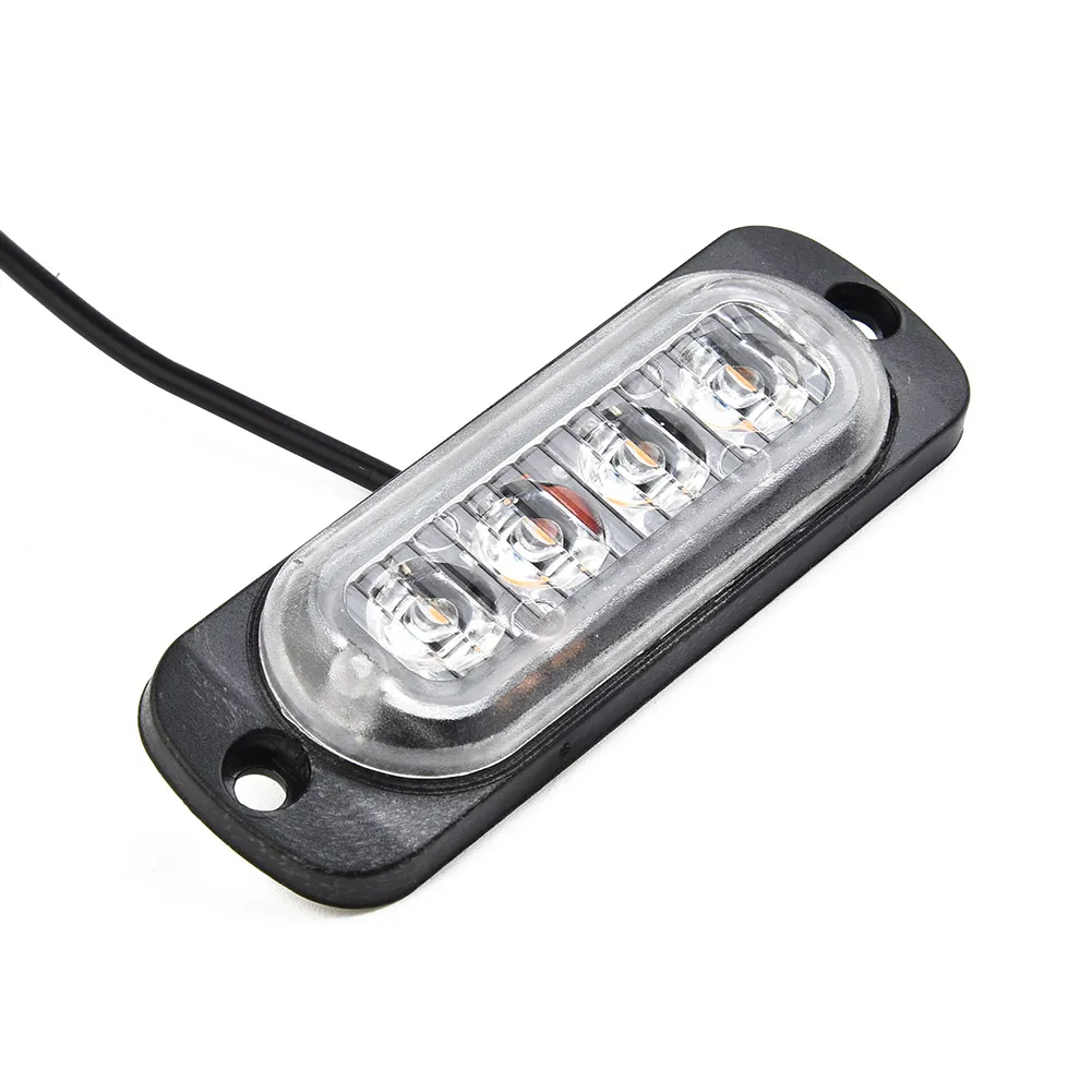 

4x4 LED Amber Grille/Strip Light Lightbar Truck Van Off-road Car Urgent Light 12-24V Car Urgent/Truck Beacon Lights Headlight