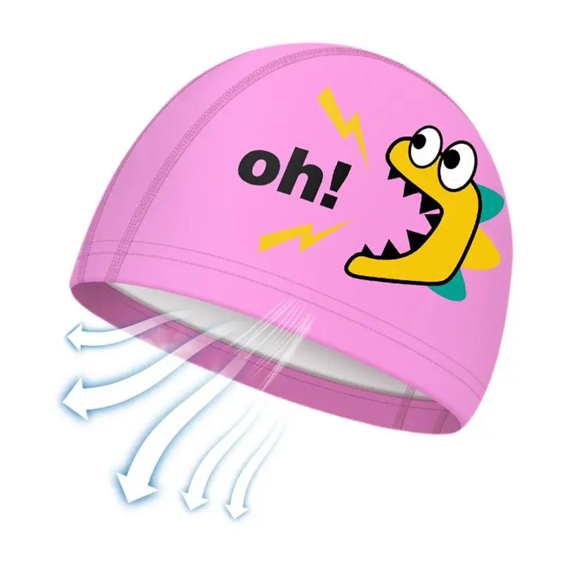 

Детская шапочка для плавания, милые шапочки для головы, удобная Плавательная шапочка для длинных и коротких волос, одежда для плавания для девочек и мальчиков