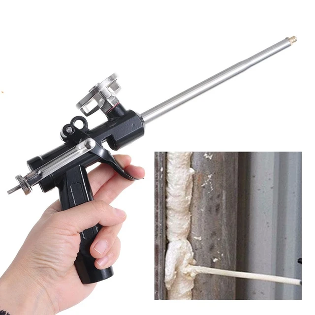 Plat Polyurethane Foam Sealant ABS Metal Expanding Foam Spray Gun