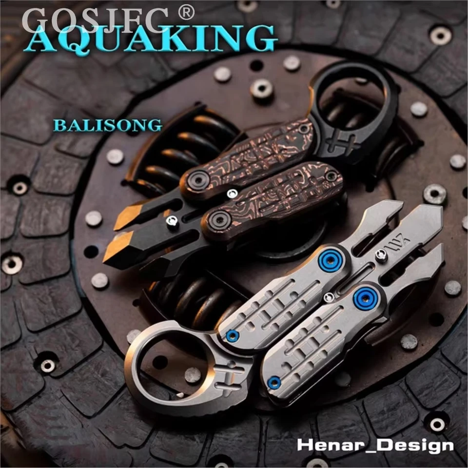 「正規品」WANWU EXOSKELETON SS+G10製　フィジェットトイ WANWU, EXOSKELETON, Fidget Slider