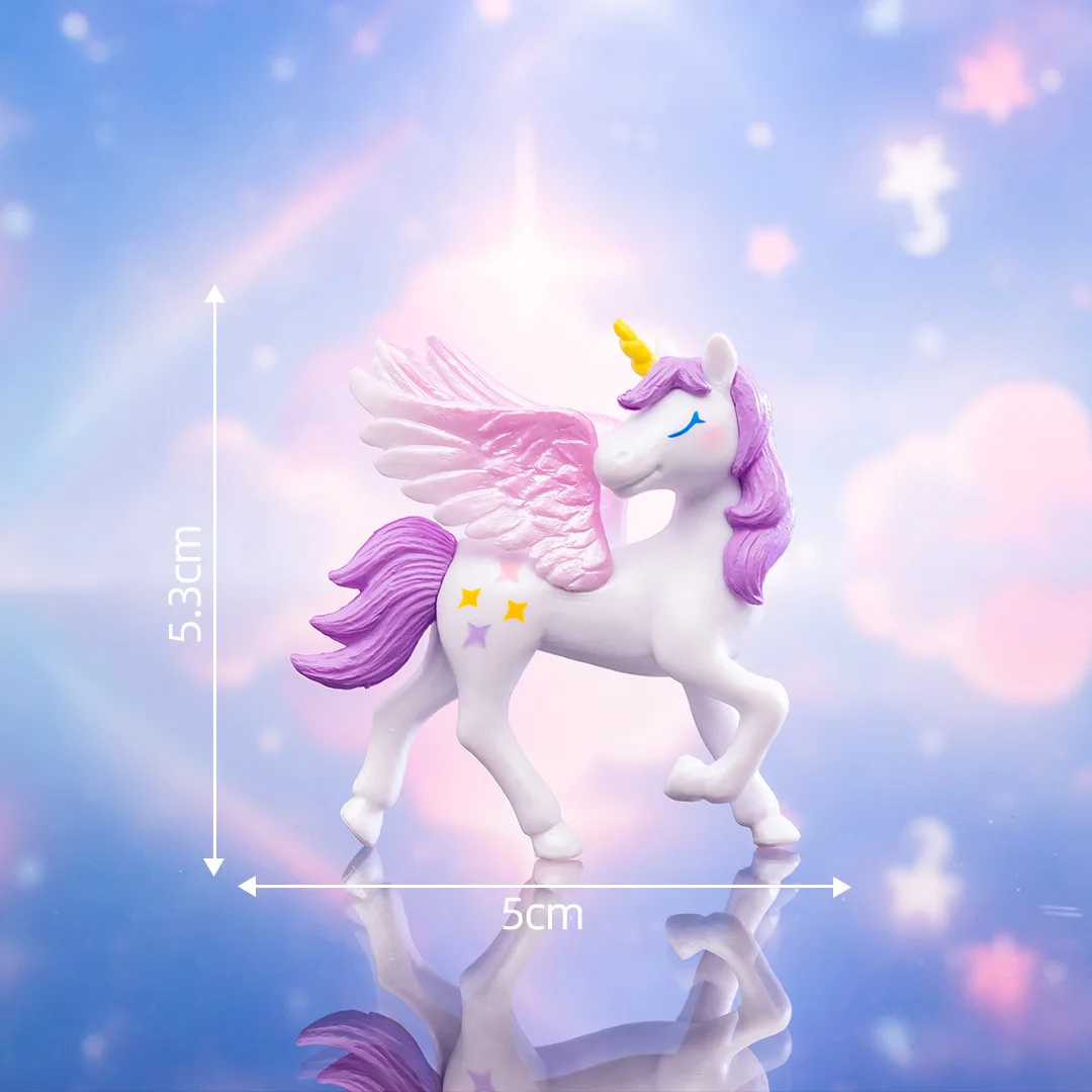 ホーム妖精ガーデンアクセサリー動物ユニコーンペガサスモデル
