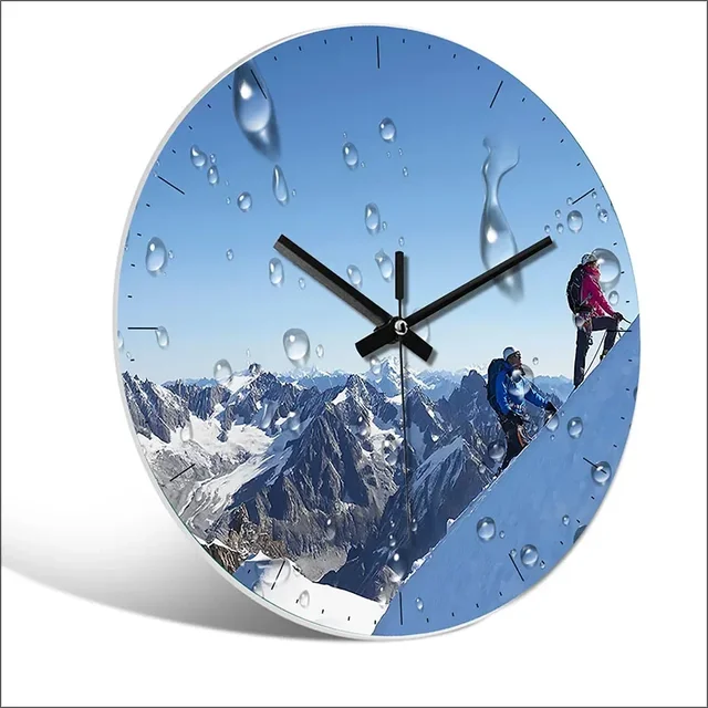 Personalized Wall Clock Quiet Quartz Home Clock Custom Photos Wedding Corporate LOGO Baby Art Photos Family Portraits FASHION 2