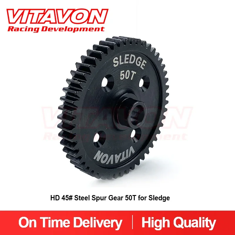 Vitavon Cnc Hd Steel Spur Gear 50T Mod 1.0 Per Traxxas Sledge
